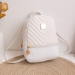 Wholesale Women Fashion Casual Solid Color Embroidered Mini Backpack - Image 6