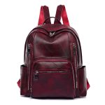 Wholesale Women Simple Large Capacity Pu Backpack - Image 6