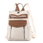 Wholesale Women Fashionable Contrast Color Outdoor Travel Backpack - Image 6