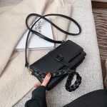 Women Fashion Casual Solid Color Shoulder Bag - Image 5