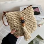Wholesale Bohemian Casual Woven Shoulder Bag - Image 6