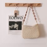 Bohemian Casual Straw Woven Shoulder Bag - Image 6