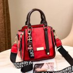 Wholesale Women Fashion Retro Color Block Handbag - Image 5