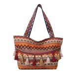 Bohemian Ethnic Tassel Decoration Large Capacity Tote Bag - Image 6