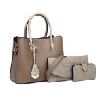Wholesale Women Fashion Casual Crocodile Pattern Large Capacity Handbag Three-Piece Bag Set - Image 6