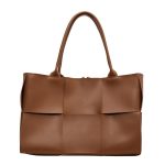 Wholesale Women Retro Large Woven PU Tote Bag - Image 5