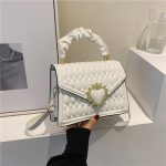Fashion Heart Flip Square Shoulder Bag - Image 7