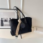 Women Casual Retro Large Capacity Flannel Tote Bag - Image 5