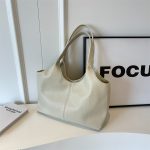 Wholesale Women Casual Simple Solid Color Large Capacity Tote Bag - Image 5