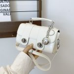 Women Fashion Casual Simple Rectangular Shoulder Bag - Image 5