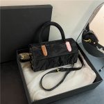 Women Fashion Casual Solid Color Pu Rectangular Shoulder Bag - Image 5