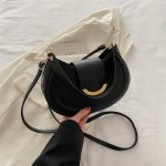 Women Fashion Casual Solid Color Shoulder Bag - Image 5