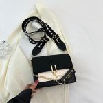 Women Fashion Casual Splicing Small Square Shoulder Bag - Image 5