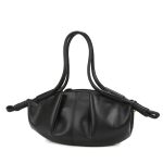 Women Fashion Casual Solid Color Cloud Handbag - Image 4