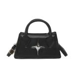 Wholesale Women Fashion Casual Simple Solid Color Cross Buckle Handbag - Image 6
