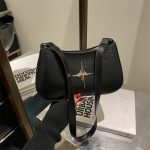 Women Fashion Casual Solid Color Cross Star Buckle Small Square Shoulder Bag - Image 5