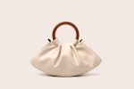 Women Fashion Elegant Solid Color Pleated Cloud Handbag - Image 5