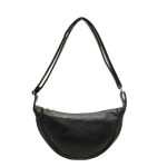 Women Fashion Retro Solid Color Dumpling Shoulder Bag - Image 5