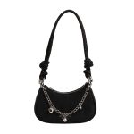 Women Fashion Solid Color Simple Chain Shoulder Bag - Image 5