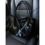 Women Fashion Casual Simple Pu Leather Large Capacity Tote Bag - Image 4