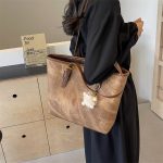 Wholesale Women Fashion Casual Simple Large Capacity Pendant Tote Bag - Image 6