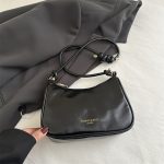 Women Casual Solid Color Simple Small Square Shoulder Bag - Image 6