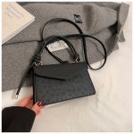 Women Fashion Elegant Floral Printed Small Square Shoulder Bag - Image 6