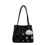 Wholesale Women Fashion Solid Color Butterfly Decoration Large Capacity Tote Bag - Image 6