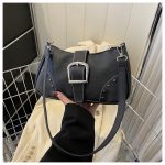 Wholesale Simple Fashion Rivet Underarm Bag - Image 6