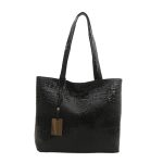 Wholesale Fashion Crocodile Print Large Capacity Tote Bag - Image 6