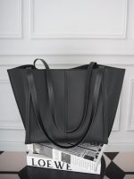 Wholesale Vintage Black Large Capacity Tote Bag - Image 6