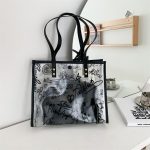 Wholesale Transparent Handbag Office Worker Waterproof Tote Bag - Image 5