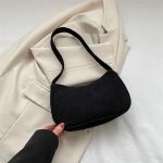 Wholesale Solid Color Simple Fashion Underarm Bag - Image 7