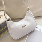 Soft Litchi Grain Women Underarm Bag - Image 4