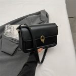 Wholesale Fashion Solid Color Flip Square Shoulder Bag - Image 6