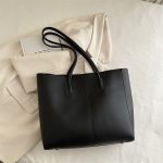 Wholesale Women Fashion Simple Solid Color Large Capacity Tote Bag Two-Piece Bag Set - Image 6