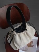 Wholesale Women Fashion Casual Canvas Large Capacity Shoulder Bag - Image 5