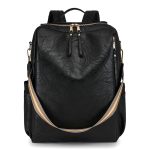 Wholesale Women Retro Style Multi-Functional Pu Fashion Backpack - Image 6