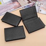 Wholesale Unisex Basic Solid Color Leather Wallet - Image 6