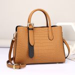 Wholesale Women Fashion Elegant Genuine Leather Crocodile Pattern Diana Bag - Image 6