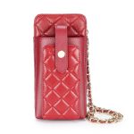 Wholesale Women Fashion Rhombic Leather Rectangular Chain Mini Crossbody Bag - Image 5