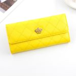 Wholesale Women Casual Stitching Clamshell Design Solid Color Purse - Image 5