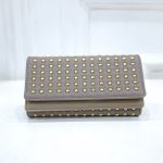 Women'S Fashion Pop Punk Stud Rivet Long Double Cover Coin Purse - Image 9