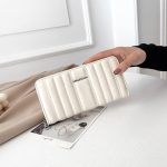 Women'S Fashion Embroidery Thread Long Pu Leather Wallet Coin Purse - Image 9