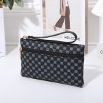 Women Fashion Old Flower Zipper Long Purses - Image 6