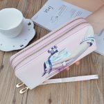 Women Fashion Floral Printed Double Zipper Large Capacity Purses - Image 7