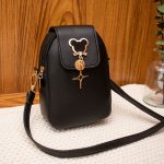 Women Fashion Solid Color Zipper Star Pendant Long Purses - Image 7