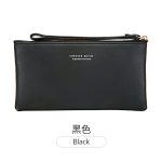 Women Fashionable Simple Large Capacity Zipper Touch Screen Phone Bag Purses - Image 7