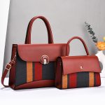 Women Color Blocking 2 In 1 Flap Bag - Image 3
