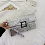 Wholesale Fashion Simple Casual Solid Color Flap Clutch Bag - Image 7